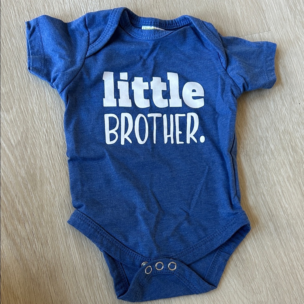 Charming Blue 'Little Brother' Bodysuit